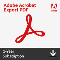 Adobe ExportPDF 12 month/1d   Meertalig software