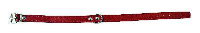 Adori Halsband Voor Hond Leer Rood #95;_45x1,8 Cm