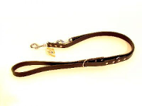 Adori Politielijn Voor Hond Softleder Bruin 200x2,5 Cm