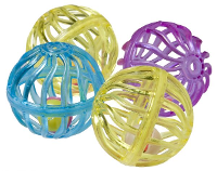 Adori Speeltje Bal Met Bel Multi 4 St