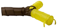 Adori Speeltunnel Konijn 3 Weg Bruin/beige 3x47 Cm 18 Cm