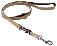 Adori Trainingslijn Voor Hond Bamboo Beige/bruin #95;_Small/medium 200x1,5 Cm