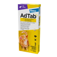 AdTab anti vlo kauwtabletten voor de kat 0,5 2kg   per verpakking