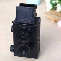 Adult's Science Vintage Twin Lens Reflex Camera Diy Assembled Camera