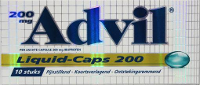 Advil Reliva Liquid Caps 200 mg voor pijn en koorts
