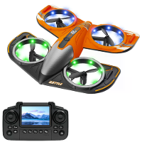 AE RX122 MAX 2.4G EPP WiFi FPV met LCD scherm Controller Headless Mode 360° Roll LED RC Quadcopter RTF