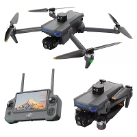 AE30 GPS 10KM 5G Repeater Digitale FPV met 4K HDR Video 5X ZOOM Dual Camera 3 Assige EIS Gimbal 360° Ultrasone Lift Obst