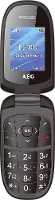 Aeg M1500 Clamshell Telefoon Zwart