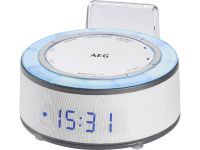 AEG MRC 4151 FM Wekkerradio AUX, FM Wit