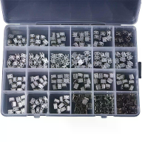 240PCS 24 Modellen Micro USB Connector Socket Jack USB Connectors USB Female Box Set voor MP3 Gaming Consoles Mobiele Te