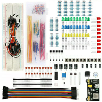 830 Holes Breadboard Kit Elektronische Componenten Starterspakket met Jumperdraden,LEDs,Weerstanden Compatibel met Ardui