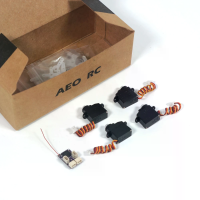 AEORC 1,7 g Digitale Servo Hoge Snelheid Hoge Koppel X Servo 1,00 Pin Plug met RX14 Ontvanger Set voor Minimale RC Vlieg