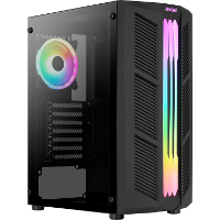 Aerocool Prime v2 tower behuizing 2x USB A 3.2 (5 Gbit/s), 2x Audio, Window kit