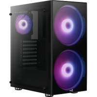 Aerocool Python tower behuizing USB A 2.0, USB A 3.2 (5 Gbit/s), Audio, Window kit