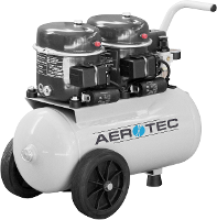 Aerotec Silent TWINPAINT 100/24 Airbrushcompressor 24 l 8 bar