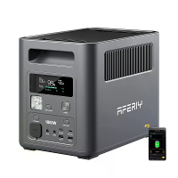 Aferiy P180 Nomad1800 1800W 1024Wh Power Station Ondersteuning APP LiFePO4 Batterij Zonnegenerator + 100W/200W/400W Zonn