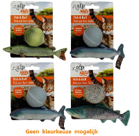 Afp Natural Instincts Vis En Bal Met Catnip Assorti 14x3x1,5 Cm / 4,5 Cm