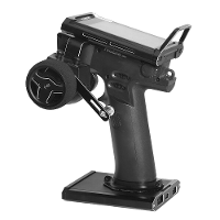 Afstandsbediening Aluminiumlegering Eén Handbediening Adapter Verstelbaar Stuurwiel Triggers voor Flysky NB4 NB4+ NB4 Pr