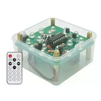 Afstandsbediening Nachtlamp DIY Kit Instelbare Helderheid 18 LED's met USB Voeding en Infrarood Afstandsbediening voor L