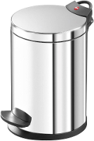 Afvalbak 4 L Hailo T2 S (ã X H) 180 Mm X 280 Mm Rvs Voetpedaal 1 Stuks