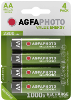 AgfaPhoto HR06 Oplaadbare AA batterij (penlite) NiMH 2300 mAh 1.2 V 4 stuk(s)