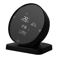 AGSIVO 3 in 1 Tuya Wifi Infrarood IR Afstandsbediening Wekker Temperatuur  en Vochtigheidssensor Compatibel met Alexa &
