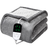 Baban 150*180cm Elektrische Verwarmde Deken Verwarmende Bed Dekens Gooi met 6 Verwarmingsniveaus 10 Uur Auto Uit Overver