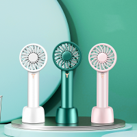 AGSIVO draagbare draagbare ventilator USB oplaadbare koelventilator met 3 instelbare snelheden