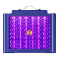 AGSIVO Grote Draadloze Oplaadbare Elektrische Muggen Bug Zapper Muggenlamp Vliegval met 1200mAh Oplaadbare Batterij voor