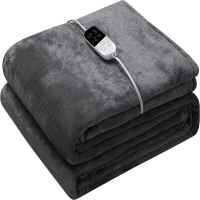 AGSIVO Luxe Dubbellaags Elektrisch Deken 130*160CM Dubbele Verwarming Draden 120W Vermogen Snelle Efficiënte Verwarming