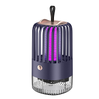 AGSIVO Snoerloze Oplaadbare Elektrische Muggen Bug Zapper Muggen Doden Lamp Vliegval Fly Zapper Met 2000mAh Batterij Voo