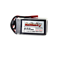 AHTECH Infinity 3S 11.1V 850mAh 40C Graphene LiPo Battery JST for RC Drone FPV Racing Multi Rotor