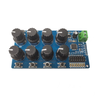 8 Weg Stuurinrichting Controller MG995 SG90 Stuurinrichting Debugging Board Return Instrument