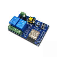 AC220V voeding ESP32 Wi Fi bluetooth 2 kanaals relaismodule ESP32 secundaire ontwikkelingsbord