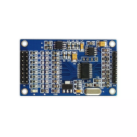 ADS1256 24 Bit 8 Kanaals ADC Gegevensverzamelingsbord Module Hoge Precisie AD Gegevensverzamelingskaart