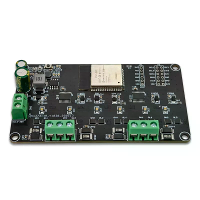 Borstelvrije motorbesturingskaart Dual Channel ESP32 Simple FOC met ESP32 WROOM 32E module