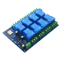DC7 28V / 5V Voeding ESP8266 WiFi 8 Kanaal 30A Relais Module ESP 12F Ontwikkelingsbord