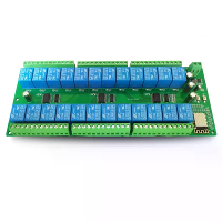 LC DC5V/12V/24V Voeding ESP8266 WiFi 24 Kanaal Relais Module ESP 12F Ontwikkelbord