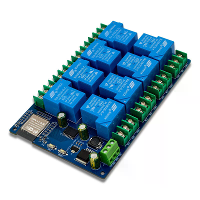 LC DC7 28/5V Voedingsbron ESP32 WiFi bluetooth 8 Kanalen 30A Relaismodule voor ESP32 Ontwikkelbord