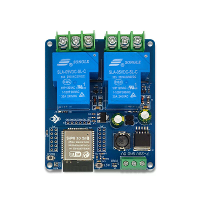LC DC7 28/5V Power Supply WiFi bluetooth Dual Channel 30A Relay Development Board ESP32 Secondary Development