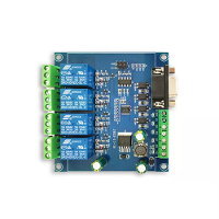 RTU RS232/TTL UART Modbus Rtu 4 Kanaals Relay Module Communicatie 4 Kanaals 7 24V Relay Module