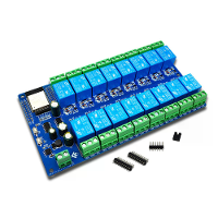Voeding ESP32 16 kanaals relaismodule ontwikkelbord ESP32 WROOM secundaire ontwikkeling DC5V/12V/24V