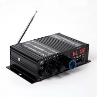 AirAux AK380 Draadloze Versterker 800W MAX Uitgang 2.0 Kanaal Hi Fi Klasse D bluetooth V5.0 Afstandsbediening FM Antenne