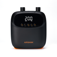 AIRBANK 20PSI Hogedruk Luchtpomp 4000mAh voor opblaasbare Stand Up Paddle Boards, Boten, Kajak, 12V DC Autoaansluiting