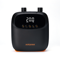 AIRBANK 20PSI Hogedruk SUP Luchtpomp 4000mAh voor Opblaasbare Stand Up Paddle Boards, Boten, Kayak, 12V DC Auto Connecto