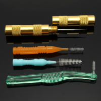 Airbrush Spray Gun Nozzle Cleaning Repair Tool Kit Needle & Brush Set