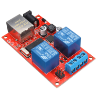 2 Weg Ethernet Relais Netwerk Switch Vertraging TCPUDP Module Controller WeChat Cloud Afstandsbediening