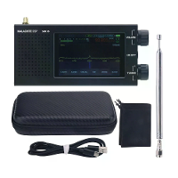 Malachiet V5 DSP SDR ontvanger 10 kHz 2 GHz frequentiebereik CNC aluminium behuizing 5000 mAh lithiumbatterij USB C opla
