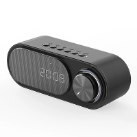 Aisomex B159 Mini bluetooth Spreker Draadloze Nachtlamp Geluidsbalk HiFi Stereo Bass Diafragm 24U Standby Tijd Dual Alar