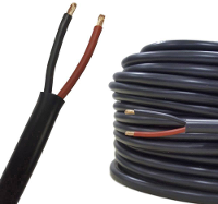 AIV 23312A Luidsprekerkabel FLRYY 2 x 0.75 Mm² Rood, Zwart per meter